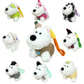 Custom Mini Soft Vest Puppy Keychain Stuffed Animals Plush Toys West Highland Dog Plush Key Chains for Bags Glasses Dog Keychain