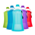 Collapsible Bottle Leakproof Portable Outdoor Camping Water Bottle Silicone Reusable Travel Sport Water Bag