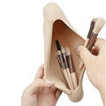 Small Travel Bag Professional Mini Women Portable Cute Makeup Brush Bag Travel Storage Pouch Silicone Cosmetic Bag