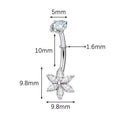 Popular Fashion Titanium-6AL4V-ELi  ASTM F136 Implant Grade Titanium Body Jewelry Belly Button Rings Navel Bars Piercing