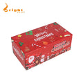 2022 Merry Christmas Ultra Soft Special Texture Facial Tissue Paper for Hotel Coffee Shop Home Use Box Tissue ISO Certified