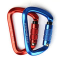 D-type Main Lock Rock Climbing Lock Mountaineering Buckle Load-bearing Safety Main Lock Buckle Outdoor O-type Mountaineering
