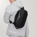 For 9509 New Design Factory Wholesale Male Bandouliere Motorcycle Chest Bag Sling Shoulder Crossbody Bag Button Polyester