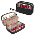 New Quilted Makeup Organizer Case PVC Travel Nail Storage Bag Portable Essential Oil Bag Fashion Candy Nail Polish Bag