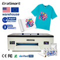 Roll DTF Inkjet Printer XP600 L1800 DX5 DTF T Shirt Cloth Sticker Garment Printing Machine