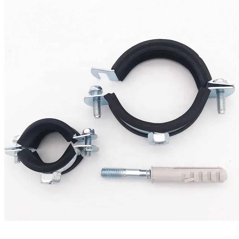 2025 Quick Release M8 Pipe Clamp With Rubber From Ningbo Factory Pipe Custom M8 Pipe Clamp Fitting