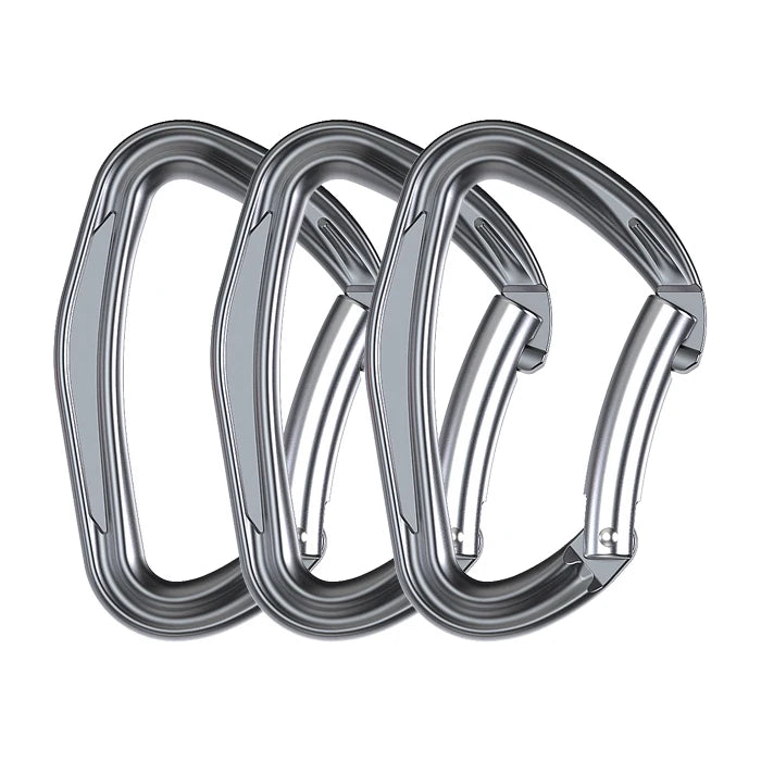 CLIWIZ 23kN Aluminum Alloy Climbing Curved Door Quick Hanging CE and UIAA Certification Customizable Wholesale Price