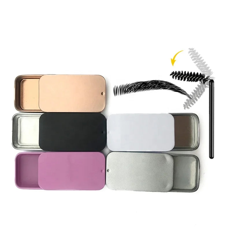 OEM/ODM   Label  Private Label Eyebrow Soap Brow Styling Gel Vegan Long Lasting Brow Soap With Brush
