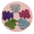 Glitter 35mm Flatback Planar Bear Glitter Resin Cabochon Diy Earring Key Chain Making Charms