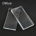 Eyelash Tools Transparent Lash Extensions Palette Acrylic Lash Tile Lash Glue Pallet With Length Mark