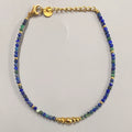 HP Natural Stone Bead Necklace Pearl Bead Necklace Lapis Lazuli Beaded Necklace Set