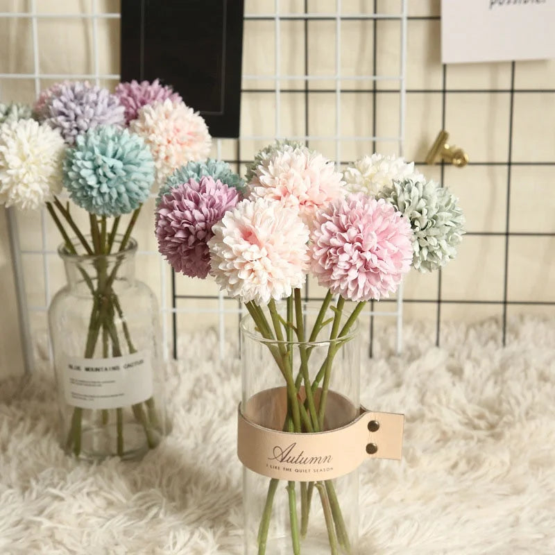 AF15001 Wholesale New Arrival Artificial Silk Simulation Dandelion Flower Ball for Wedding Party Home Decoration