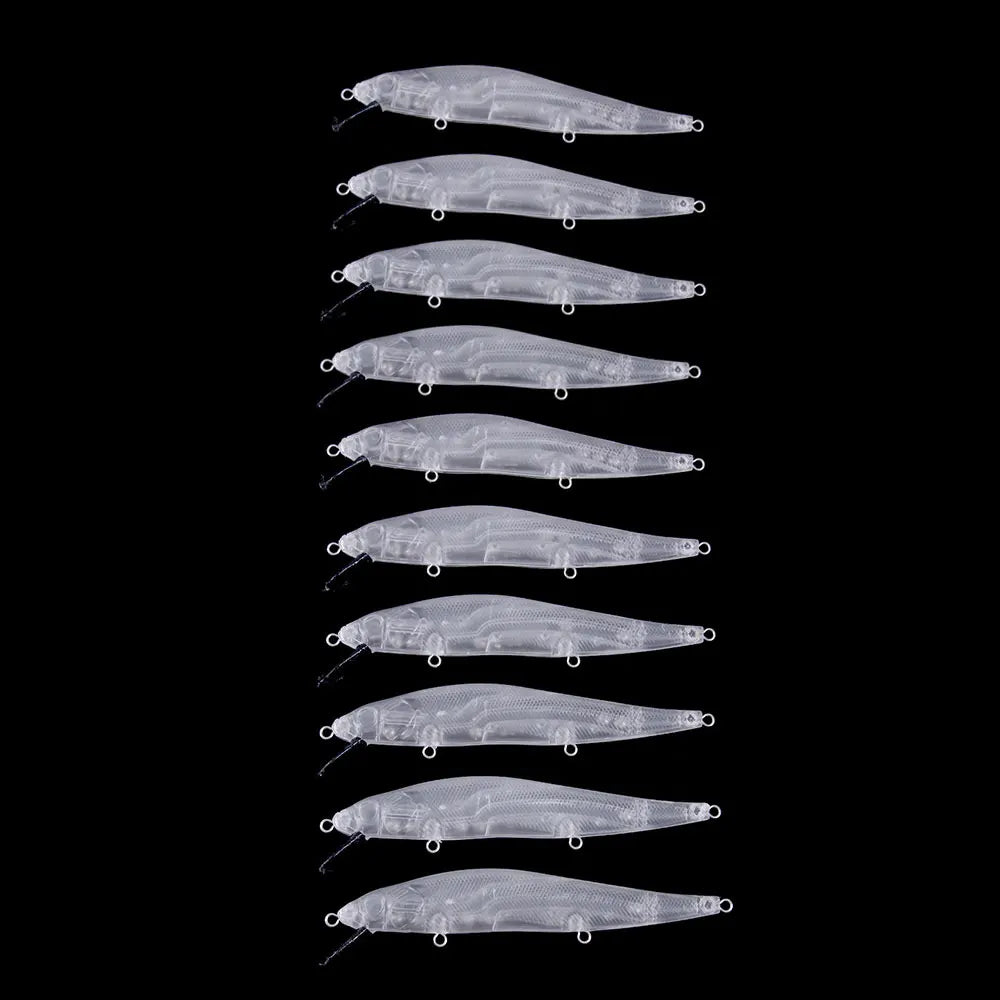 Wholesale MI087-0 14cm 17.8g Hard Plastic Unpainted Bait Blank Minnow Fishing Lures