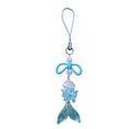 Sweet Cool Girl [Cherry Blossom Mermaid] Harajuku Wind Acrylic Laser Bow Mobile Phone Chain Kugen Chain Pendant