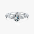 925 Sterling Silver Ring Statement Female Jewelry Sparkling Dazzling Crown Corolla Wedding Engagement Bands Rings for Women
