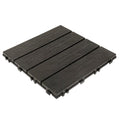 Hot Sale 12" PP Deck Tiles for Outdoor Home Garden Modern Style with Wood Grain Finish Waterproof and Anti-Slip XF-P001
