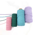 3mm Fashion Crochet Cotton Single Strand Twisted Macrame Cord Packaging Rope