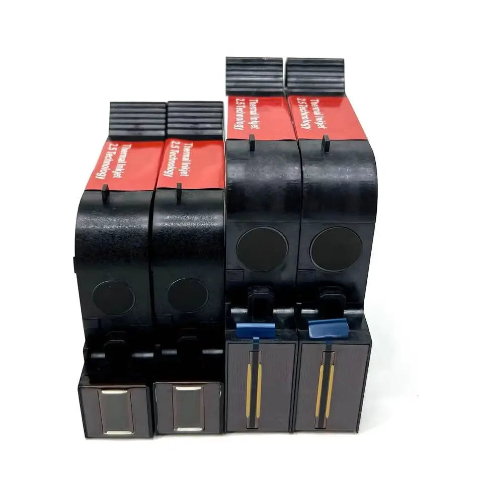 Black Tij Inkjet Printer Height 12.7/25.4mm Ink Cartridge 2590 Solvent Based Ink Cartridge Suit for Material With Film