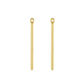 Au 750 Jewelry DIY Necklace Bracelet Accessories 18K Gold Tassel Earring Pin Post Mount Jewelry Making Supplier