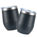 New Insulated 12oz Wine & Coffee Cup Stainless Steel Double Wall Differ To Regular Wine Tumbler With Water Sealing Lid