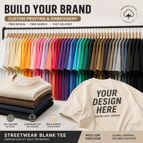 Heavy Weight 100% Cotton Blank Mens T-shirts Heavyweight Oversized Tshirt Printing Custom T Shirt Plus Size Thick Urban Top