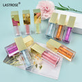 Travel Size Fruit-Flavored Lip Oil Hydrating and Nourishing for All Skin Types with Shimmer Finish for Dry Lips