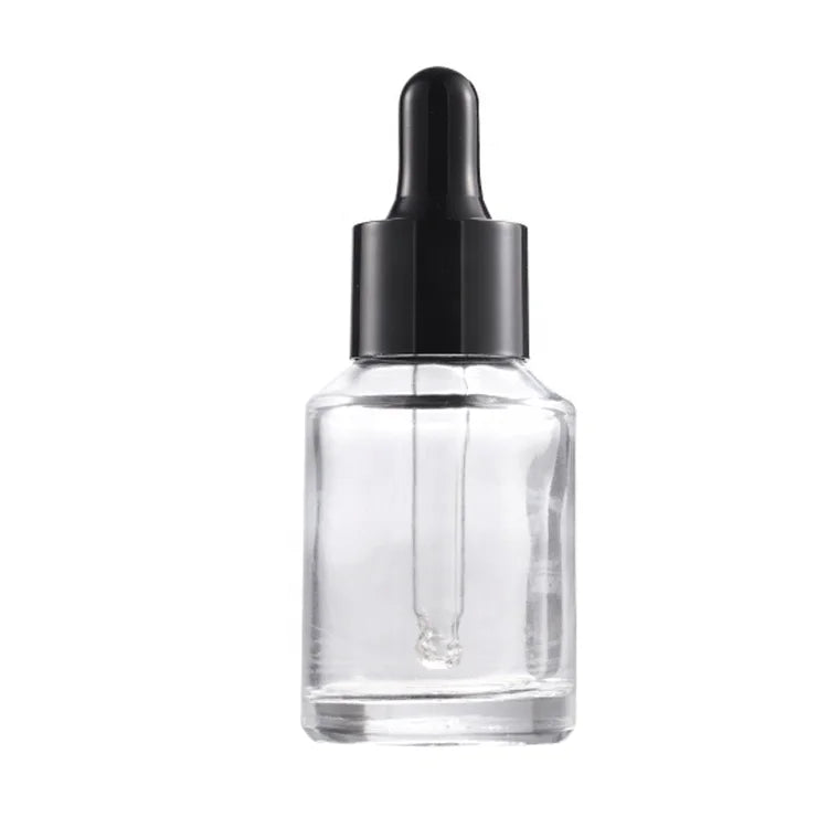 30ml 50ml Glass Serum Bottle Cosmetic Essential Oil Packaging Luxury Glass Dropper Bottle