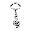 Wholesale Creative Metal Music Symbol Keyring Music Gifts Treble Clef Musical Note Keychain