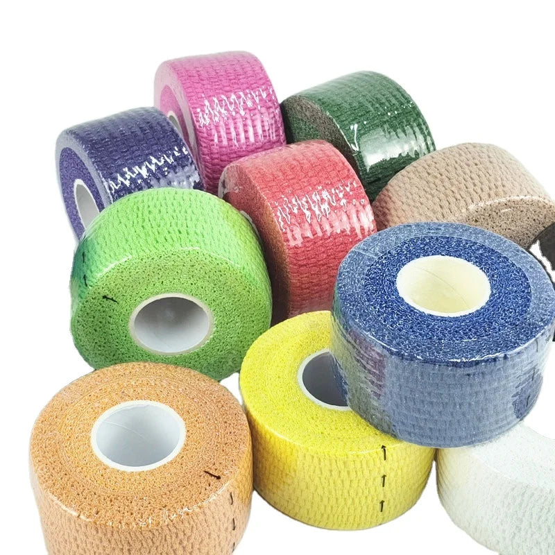 CE Approved Cotton EAB Crepe Elastic Adhesive Bandage Custom Logo Thumb Wrist Hook Grip Athletic Tape Waterproof Breathable