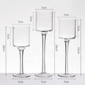 Wholesale Glass Pillar Candle Holder for Weddings