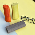 Xinhe New Design Linen Fabric Optical Handmade Hard Sunglasses Packaging Leather Eyeglasses Case