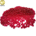 Wholesale Price  3mm 4mm 5mm 6mm #5 Synthetic Corundum Pearl Ruby Bead Loose Gemstone Ruby Pearl Sphere