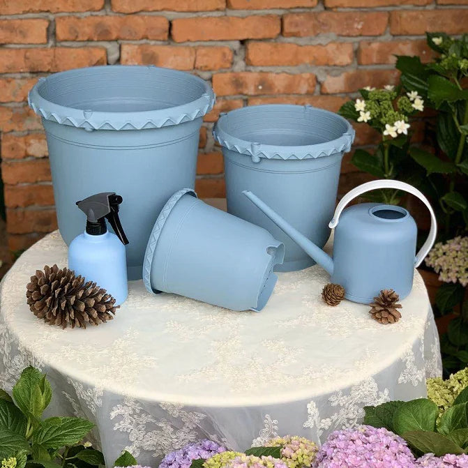 18cm European Design Small Size Round Plastic Flower Pot
