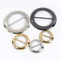 MeeTee BF775 40mm Silver Slider Alloy Tri Glide Buckle Classic Style Adjustable Buckles Replacement