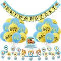 OKTOBERFEST Party Decorations Set German Banner Adult Favors Paper Balloons Cupcake Topper for Birthday Beer Festival X4100