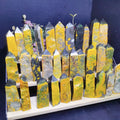 Hot Selling High Quality Spiritual Healing Stone Point Crystals Tower Bumblebees Jasper Point for Home Decoration