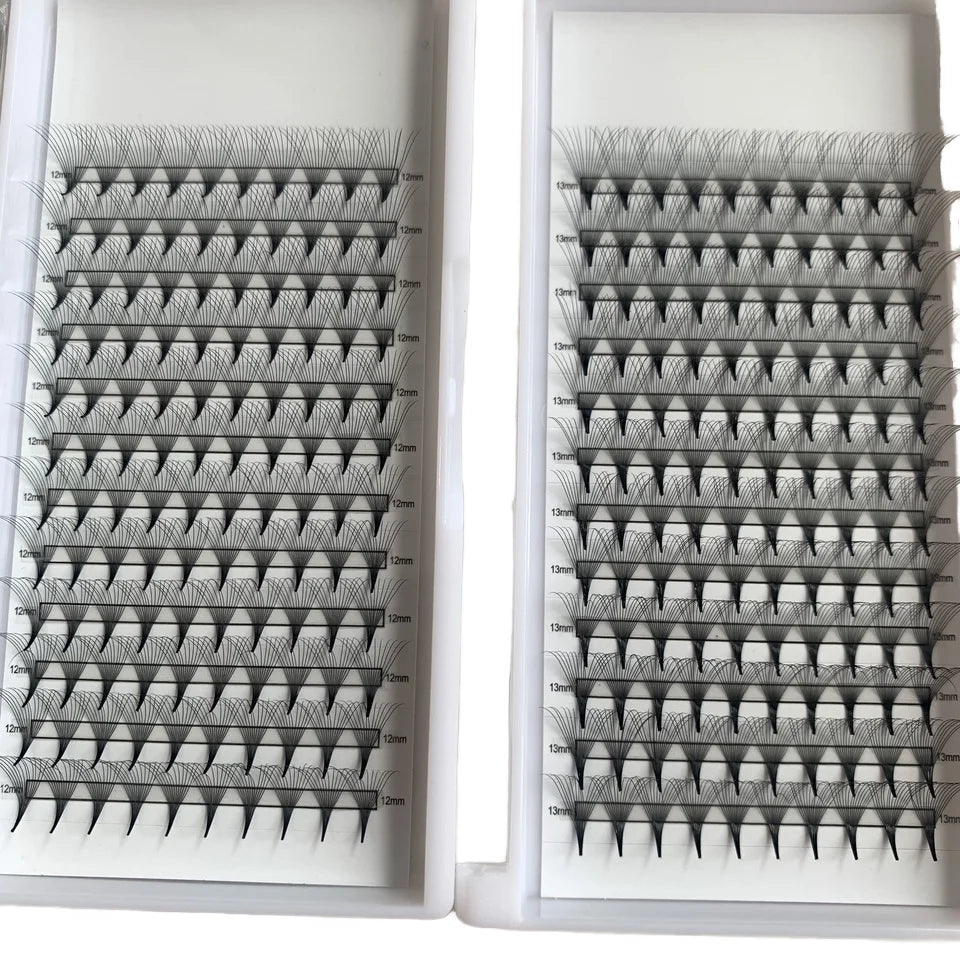 High Quality Mega Volume 10D 12D 14D 16D Premade Fans Eyelash Extensions 10D 0.07 Pointy Base Heat Bonded Lashes