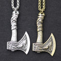 Viking Necklace Hammer Norse Jewelry Mjolnir Necklace Amulet Pendant With Chain Crow Necklace for Men
