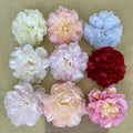 M03452 Factory Supplies Giant 15cm Peony Silk Flowers Heads Artificial Flowers Bulk Big Peonies Flower Head