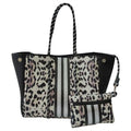 Neoprene Thermal Tote Bag with Zipper Wristlet Custom Logo Waterproof & Insulated Designer Handbag From China