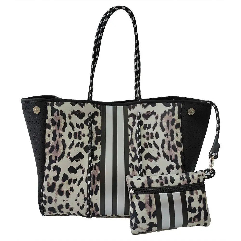 Neoprene Thermal Tote Bag with Zipper Wristlet Custom Logo Waterproof & Insulated Designer Handbag From China