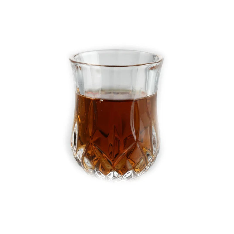 1.75oz Embossed Carved Patterns Tasting Cordial Sherry Snifter Glasses