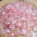Wholesale Natural Crystal Quartz Stone Polished Heart Shape Rose Quartz Amethyst Crystal Crafts