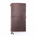 Crazy-Horse Leather A5 Journal Eco-Friendly Protective Cover Passport Size Notebook Notepad Business Gift Promotional Diary-New