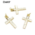 WT-JP280 Fashion Naashion Natural While Shell Classic Pendant Simple Design Christian Jesus Trim Royal Style Luxury Pendant