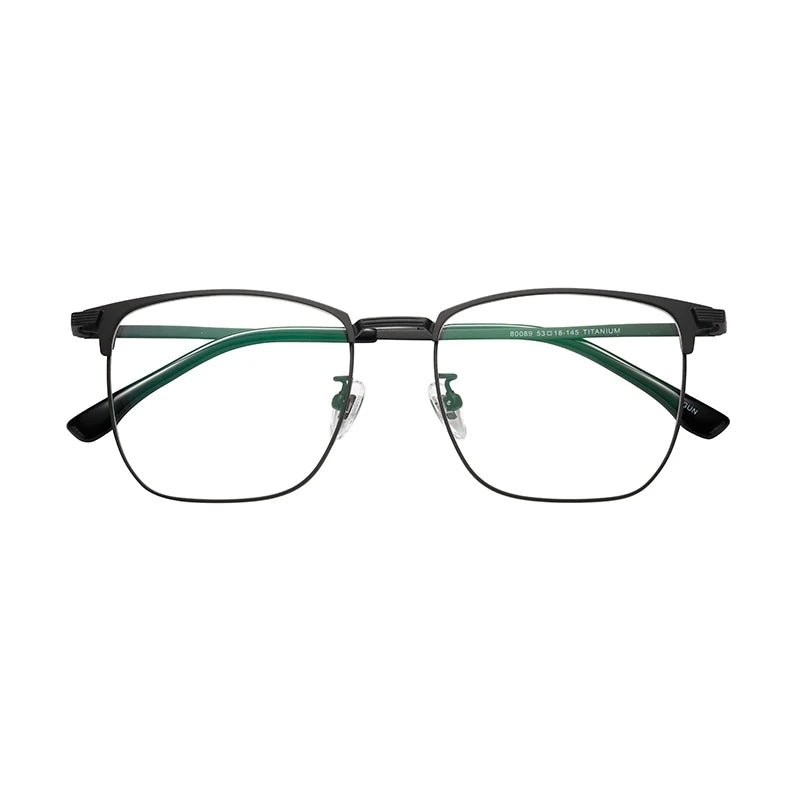 Classic Mens Titanium Square Glasses Frames Myopia Optical Frame Ultra-light Titanium Eyeglasses Frame