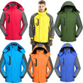 Men's Custom Embroidered Softshell Jackets Wholesale Waterproof Zipper Winter Season Outdoor Work Jacket Polyester Windbreaker
