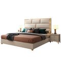 King Size Modern King Upholstered Bed Metal Bedroom Furniture Luxury