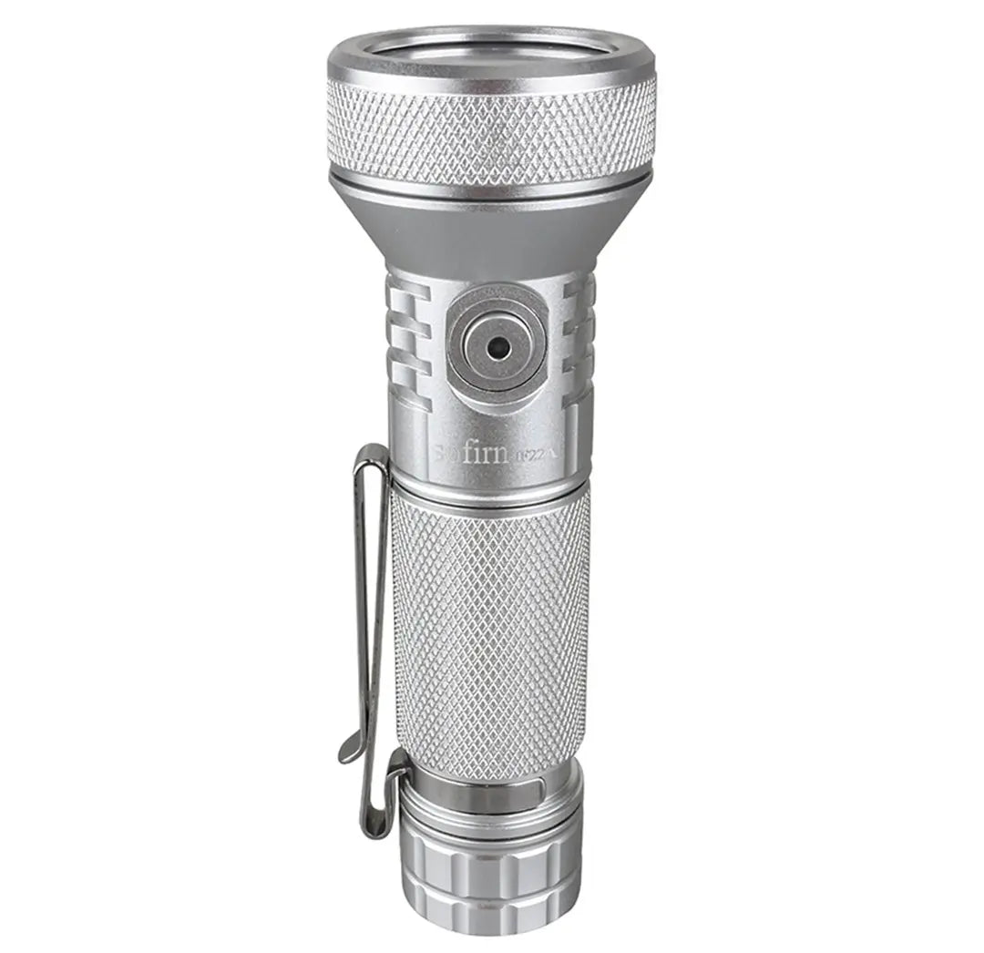 Super Bright Long Rang 2100 Lumen SFT40  Type-C USB Rechargeable Power Bank Function  21700  Flashlight Hunting Torch Lamp