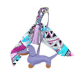 Women's New Luxury PU Leather Animal Ornament Car Keychain Designer Horse Dog Bag Charm Tassel Fashionable Handbag Pendant Gift